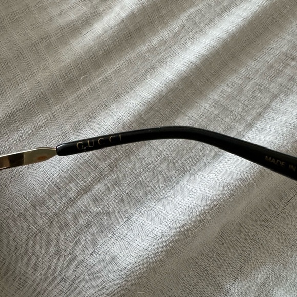 GUCCI GG0804O 004 Rectangular Square Gold Demo Lens 49 mm Women's Eyeglasses - Picture 6 of 9